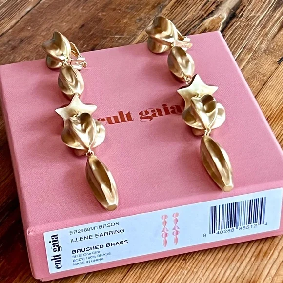 🌺🎉HP🎉🌺 NWT Cult Gaia Illene Earrings - Picture 16 of 16